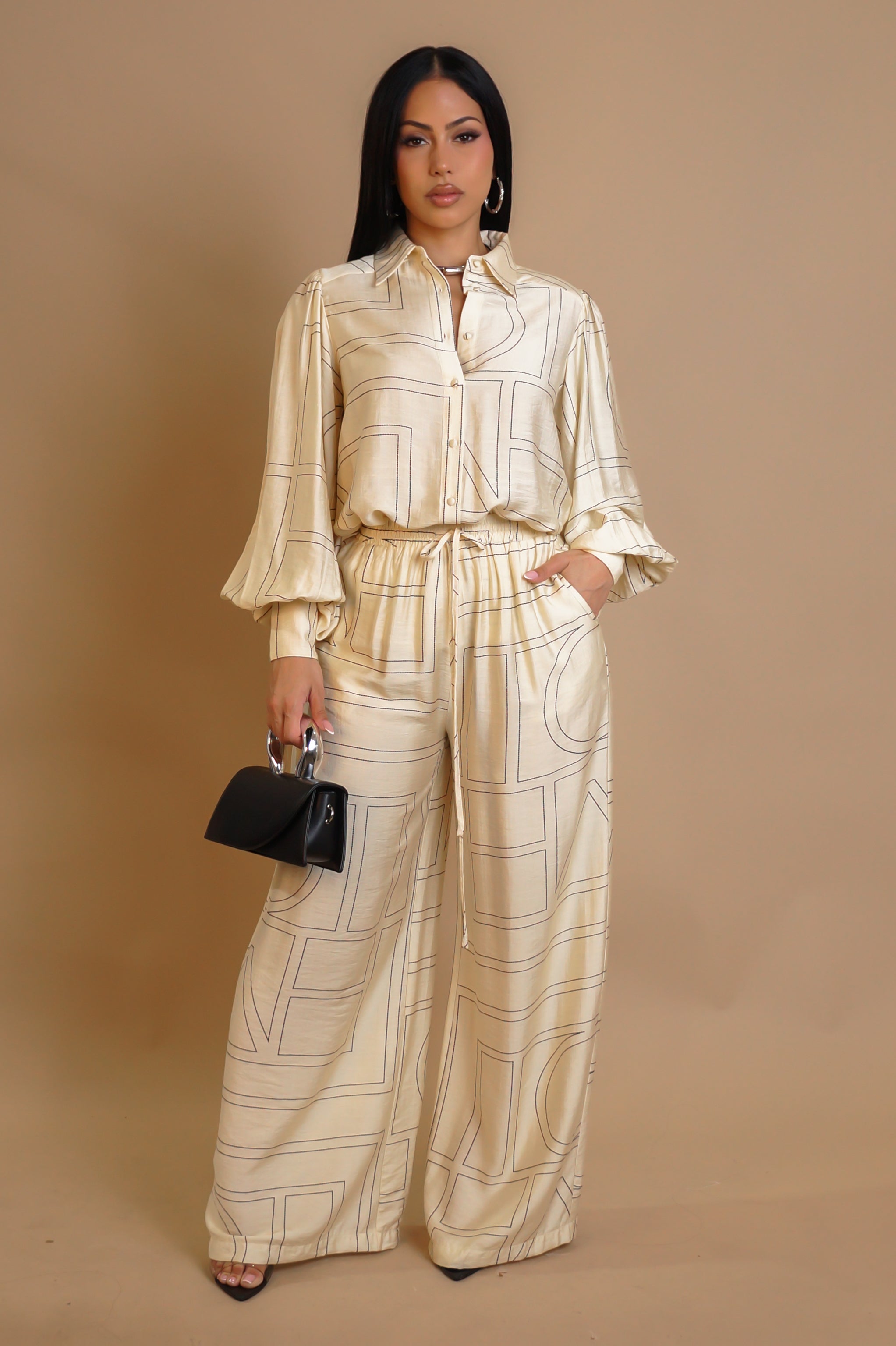 I'm Yours Pant Set - Cream