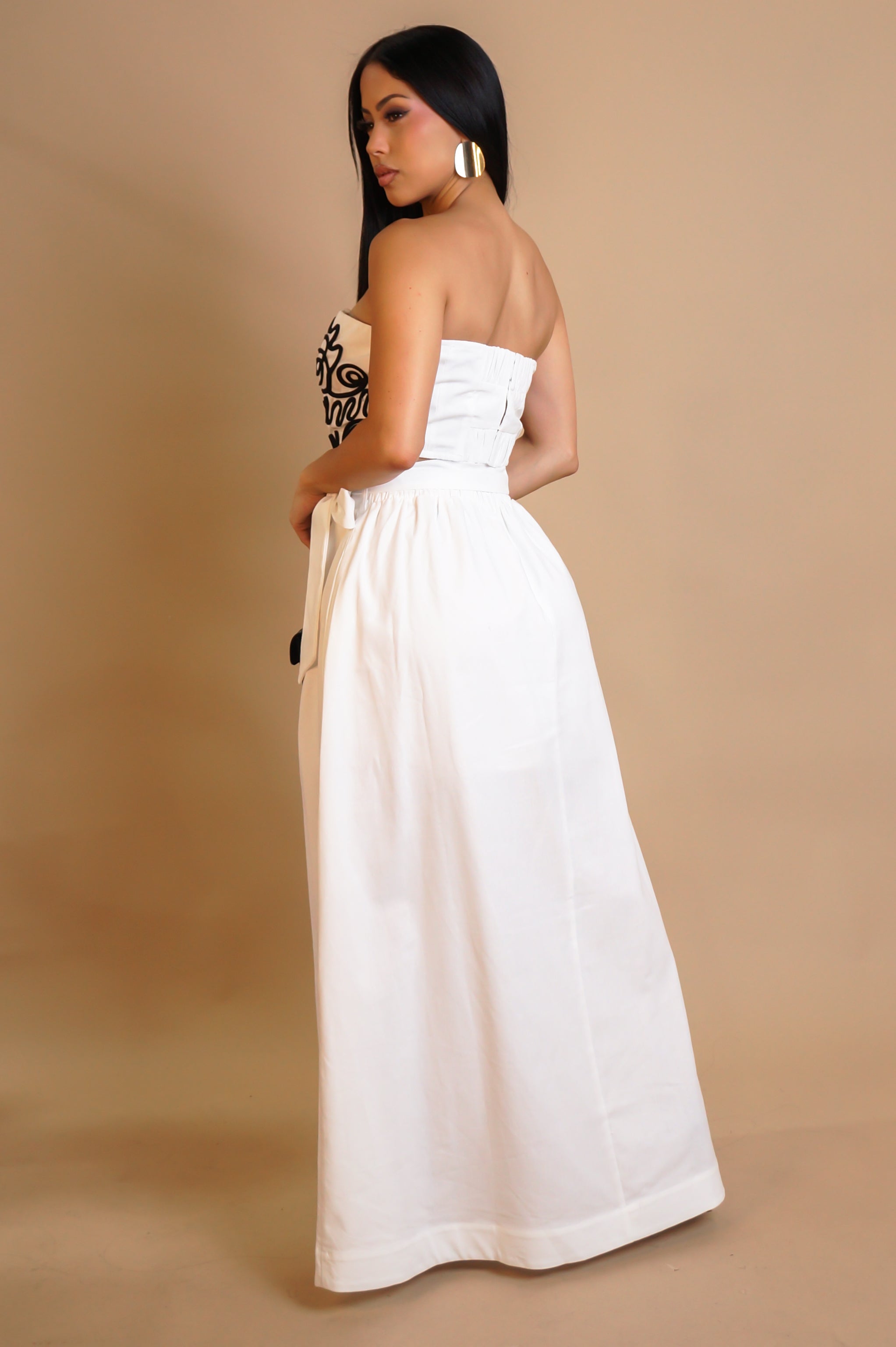 The Good Days Skirt Set - White