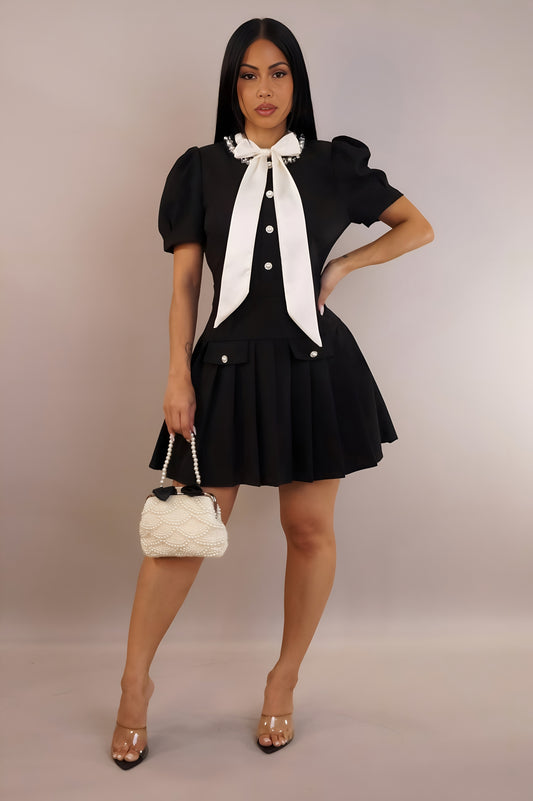 My Nights Mini Dress - Black