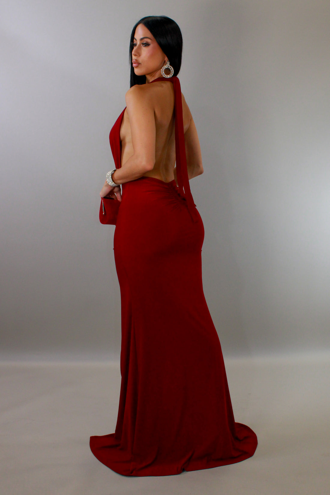 Queen Of It All Maxi Dress - Red