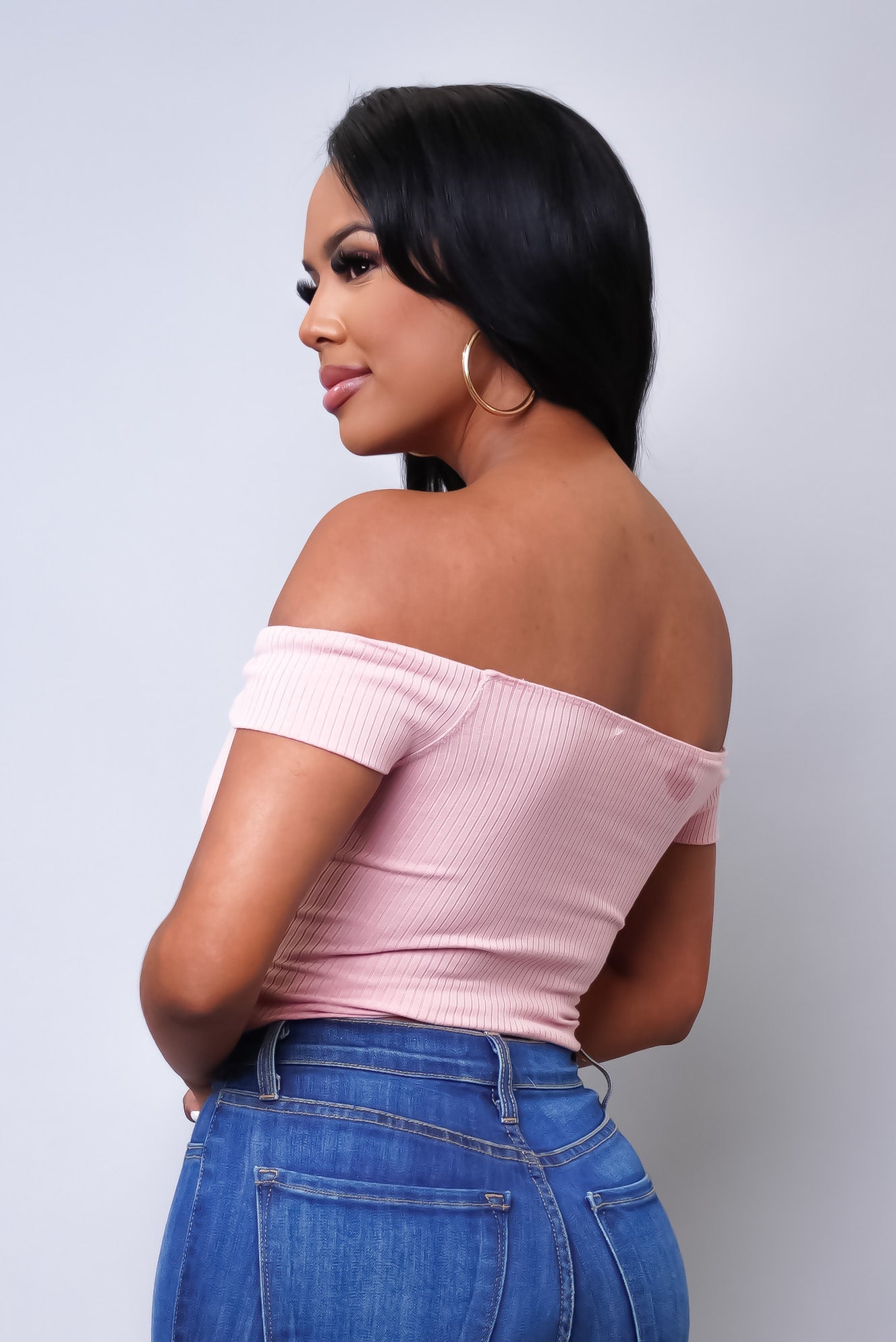 Sheri Baby Crop Top - Blush