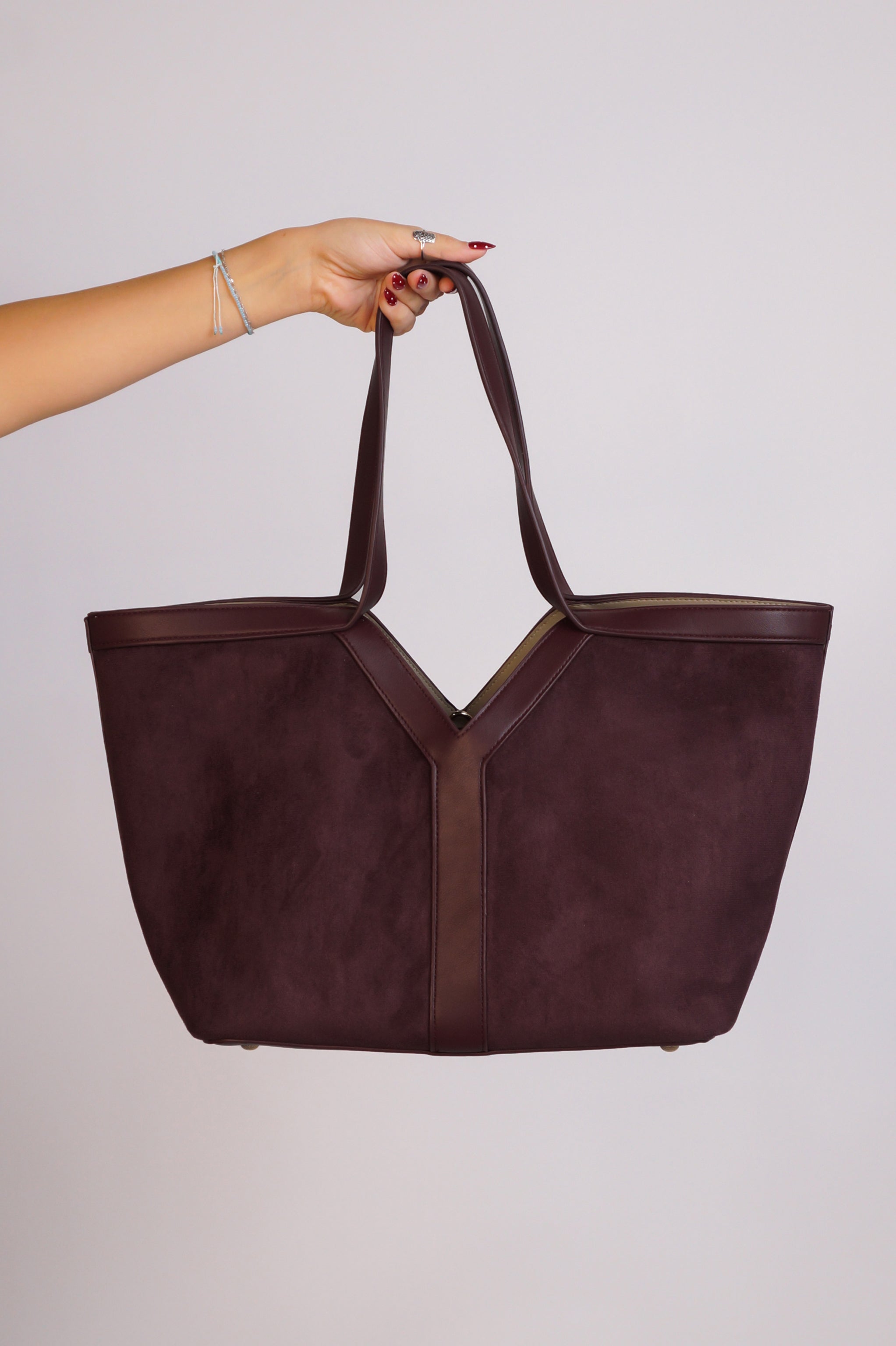 Boss Moves Purse - Burgundy - Brown