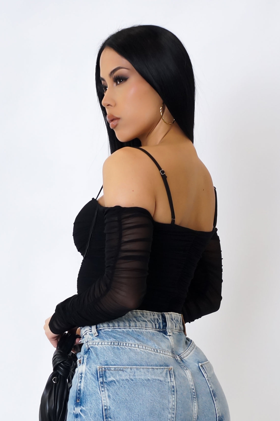 You Wish Crop Top - Black